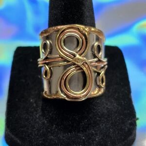 Ring Brass & Copper Cuff Item# 0076